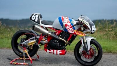 Modifikasi Royal Enfield Guerrilla 450 Jadi Motor Balap Retro