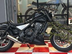 Honda Rebel 500 Disulap Frontwheel Motors Jadi Bobber Minimalis Berkarakter