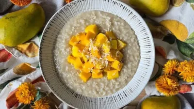 Resep Rice Pudding Mangga